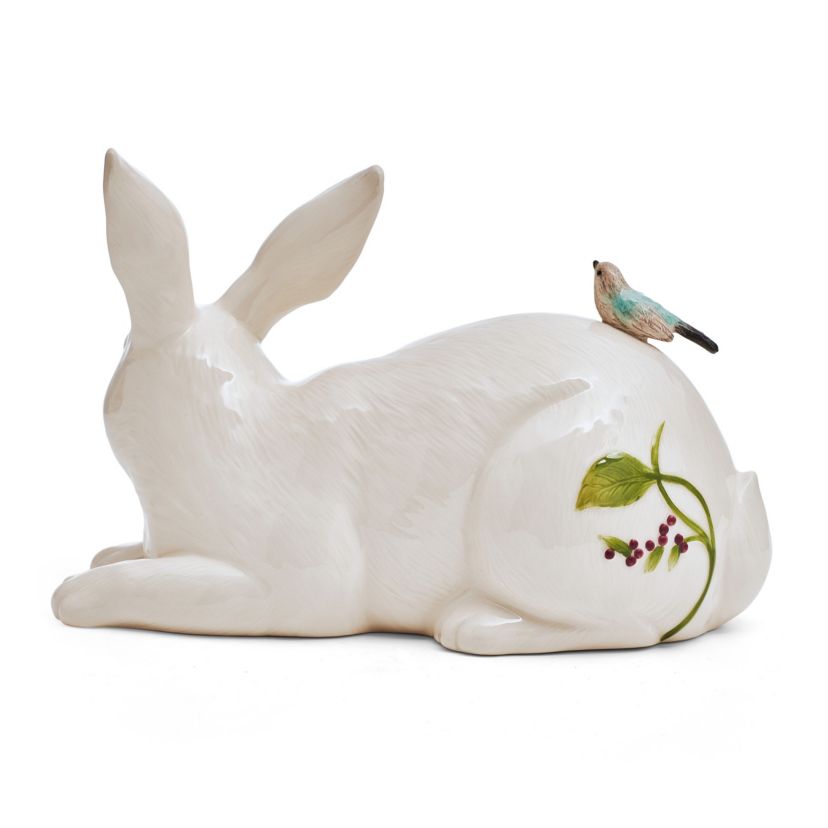 Meadow Rabbit Figurine Resting