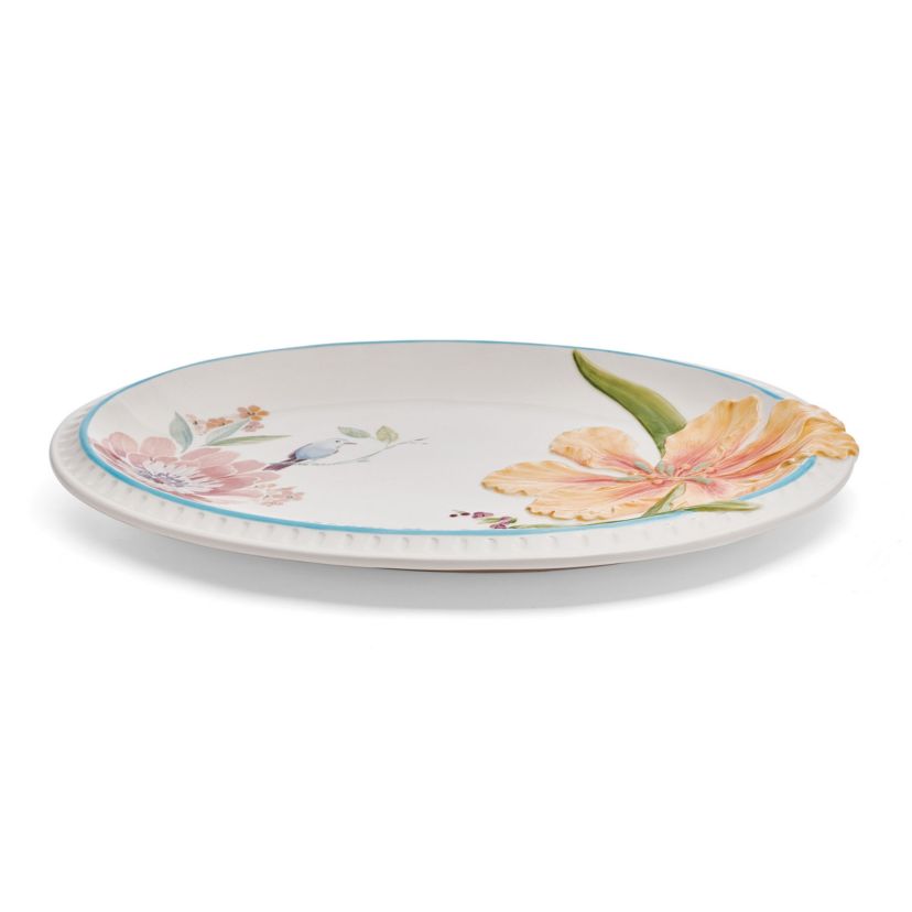Meadow Large Platter, 14.25 Inch