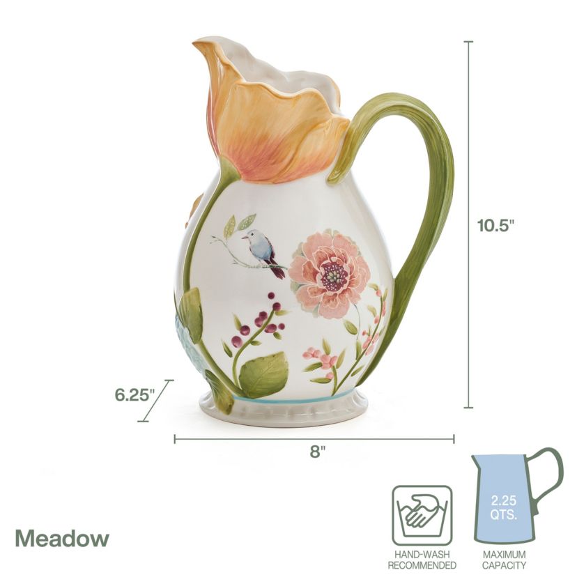 Meadow Pitcher, 2.25 Quarts