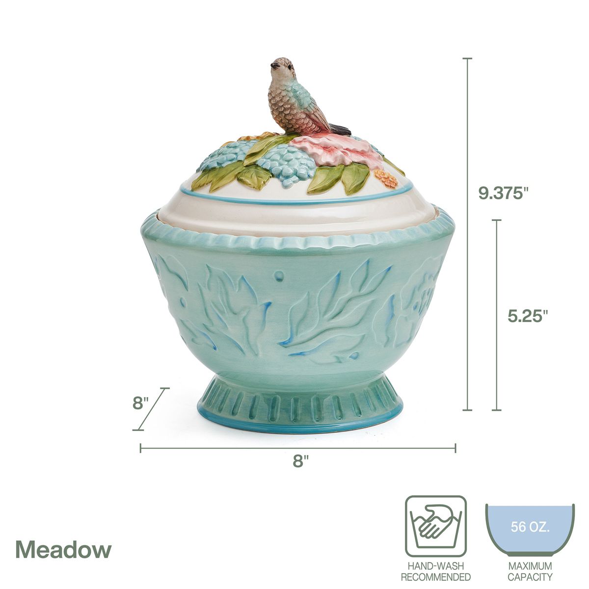 Meadow Cookie Jar, 9.38 Inch
