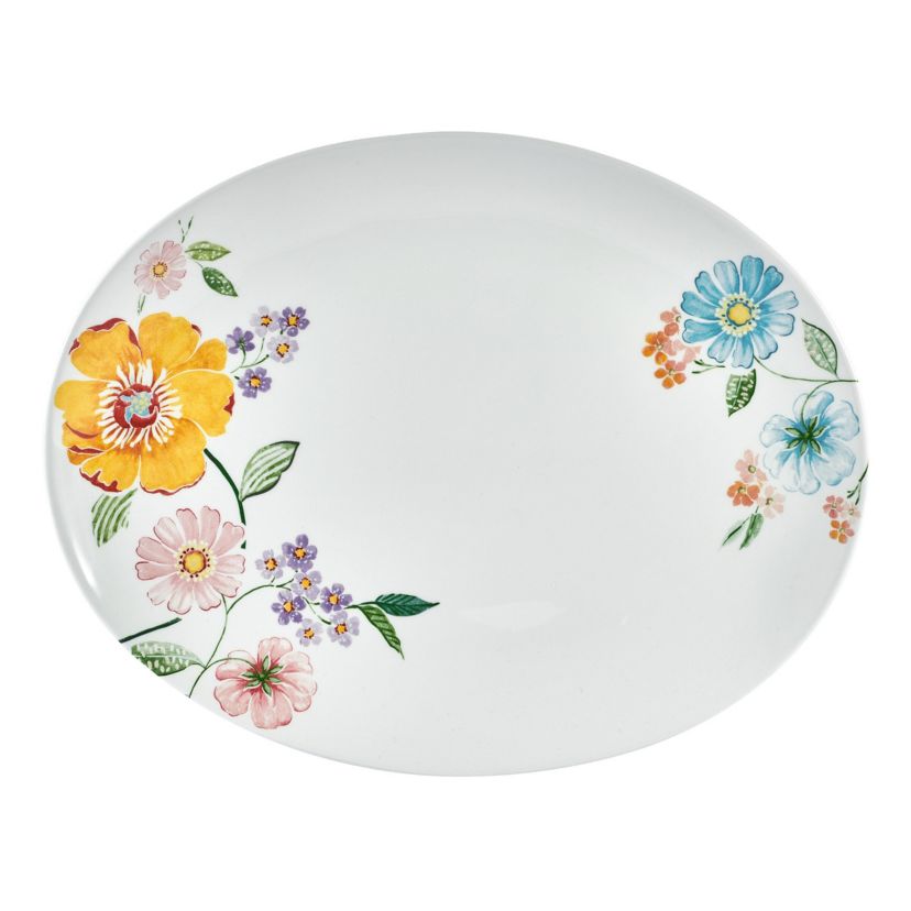 Meadow Large Platter, 16 Inch