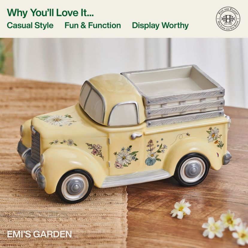 Emis Garden Truck Cookie Jar