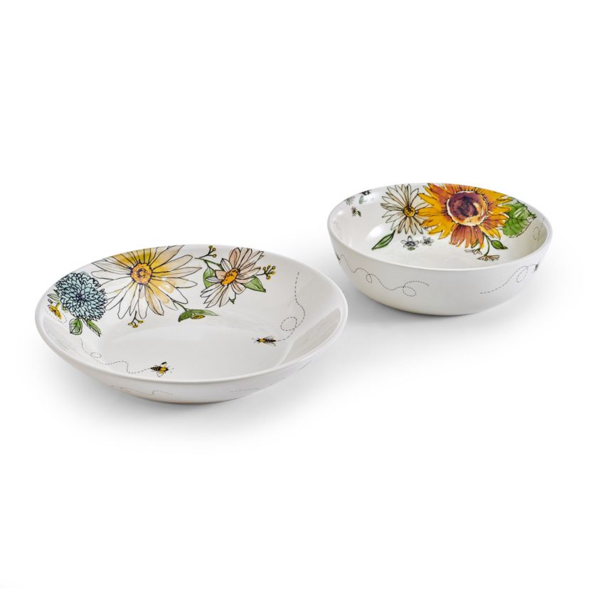 Emis Garden Set of 2 Serve Bowls