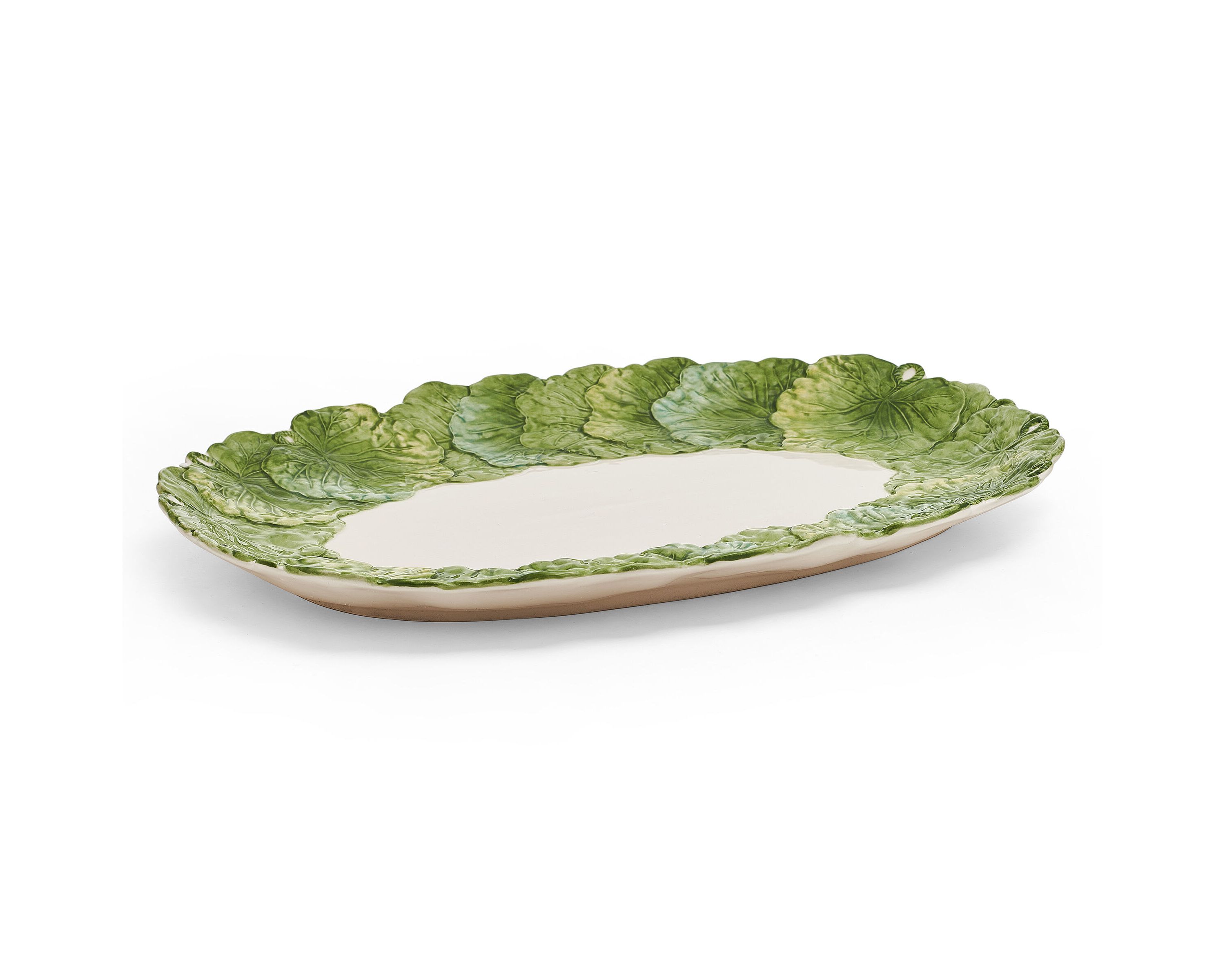 Fitz and Floyd La Fleur Leaf Platter, 15 Inch