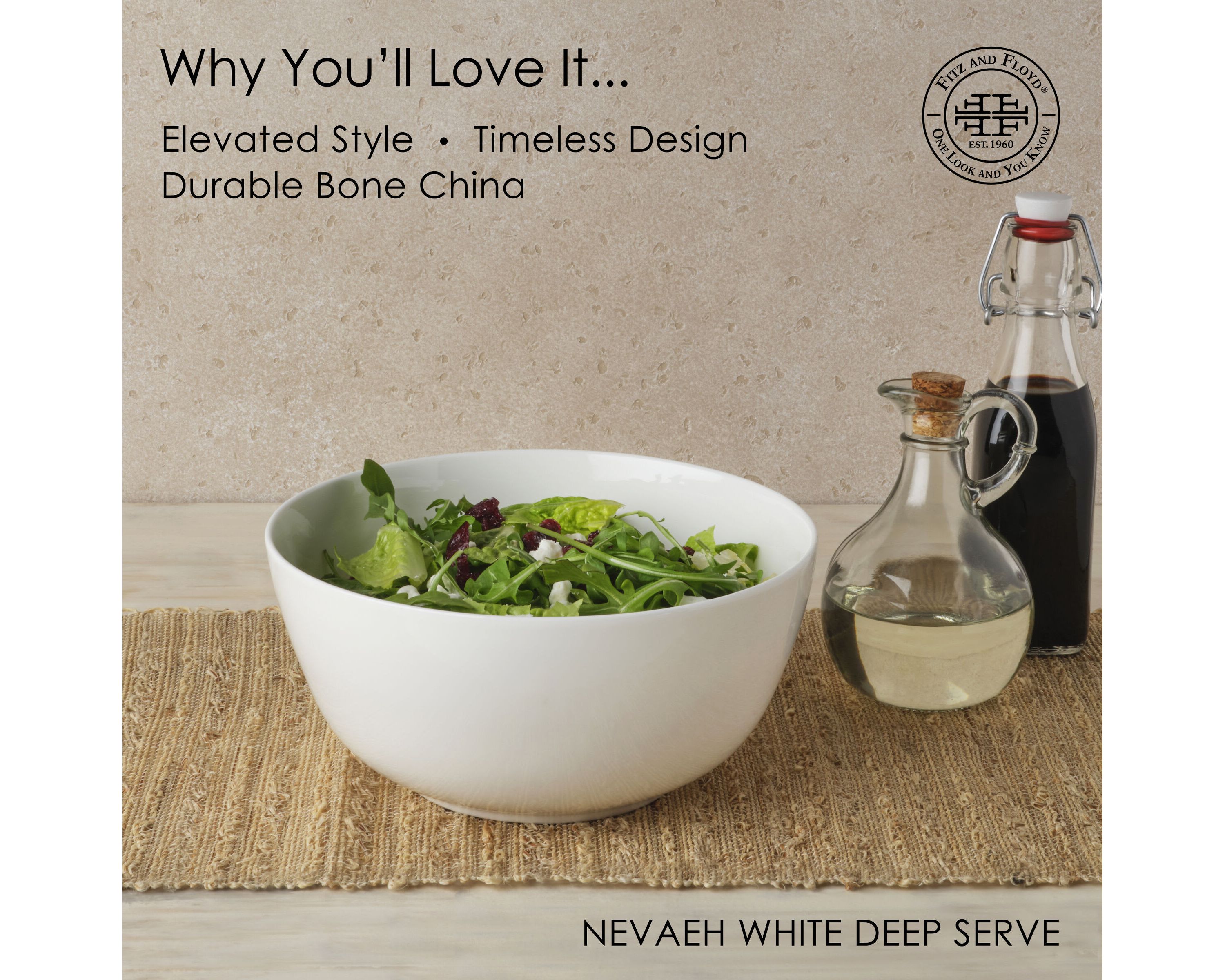 5.25In Medium Deep Serving Bowl, 72oz