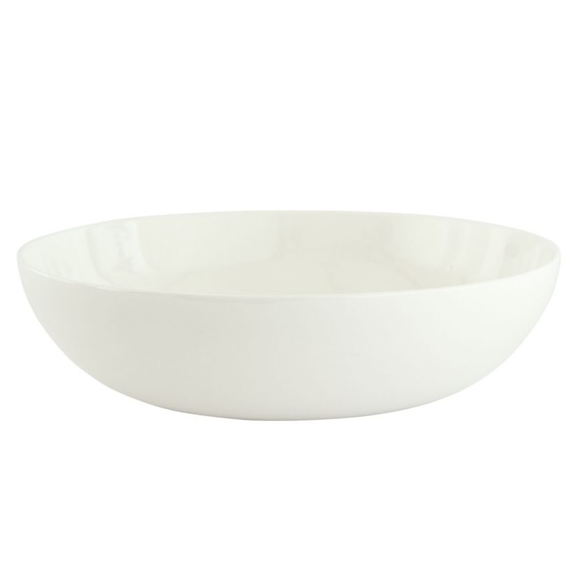 Nevaeh White Vegetable Bowl, 9.75 Inch