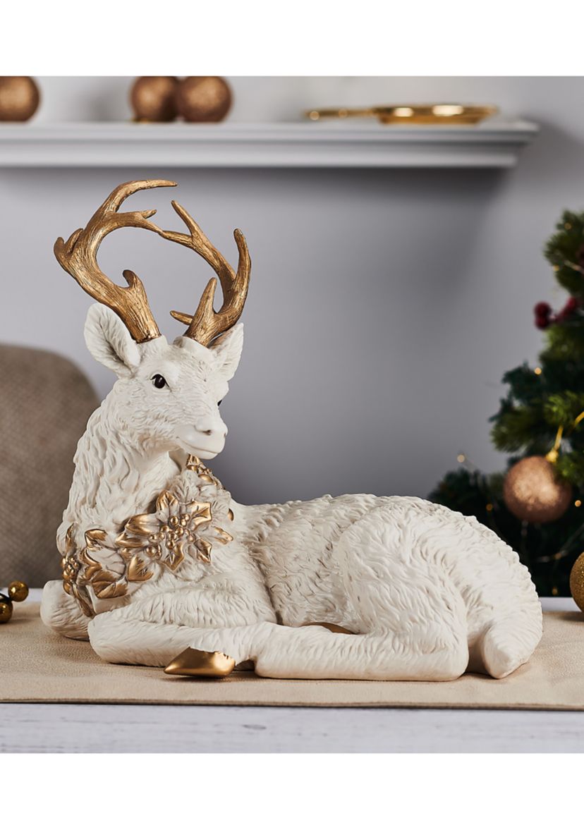 Bonita Resting Deer Figurine