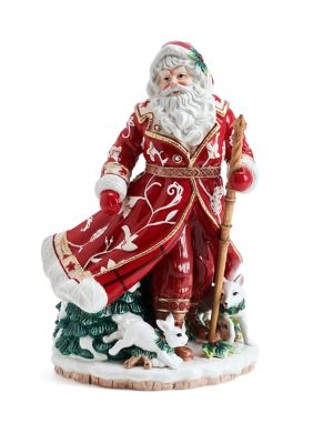 Fitz And Floyd Studio Collection Town & Country Santa Figurine