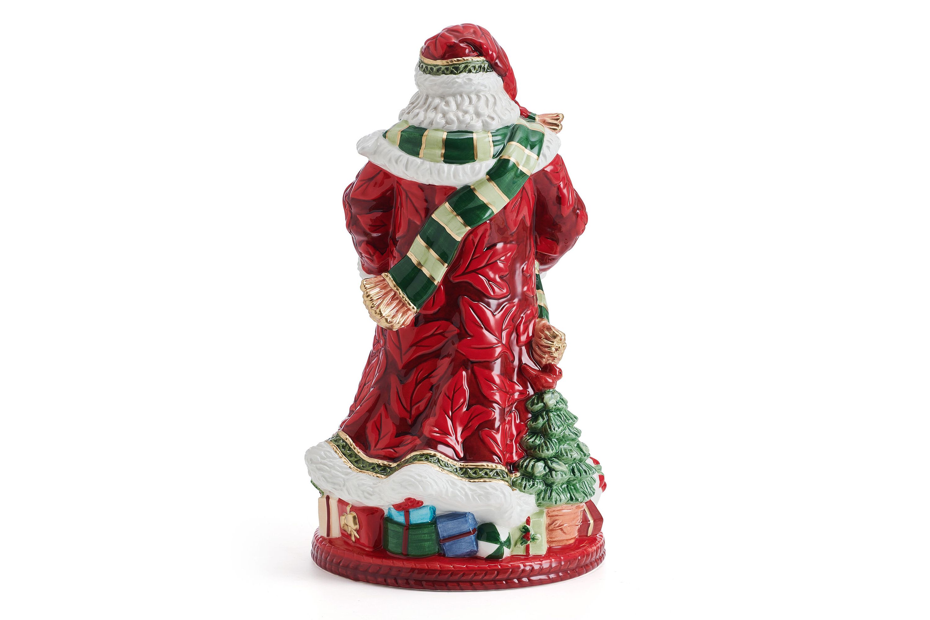 Holiday Home 13-in  African American Santa Figurine