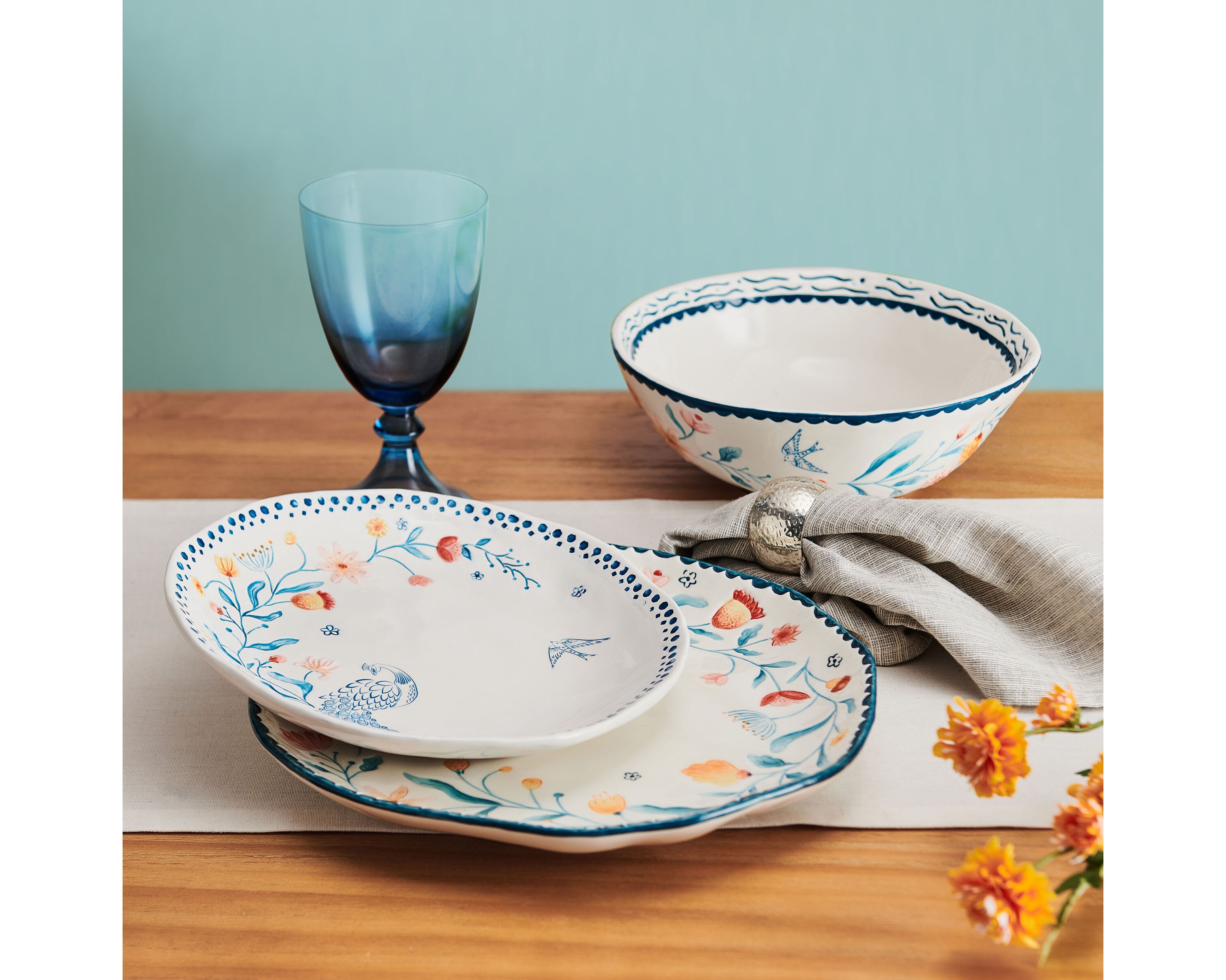 Gracie  12-Piece Dinnerware Set, Service for 4