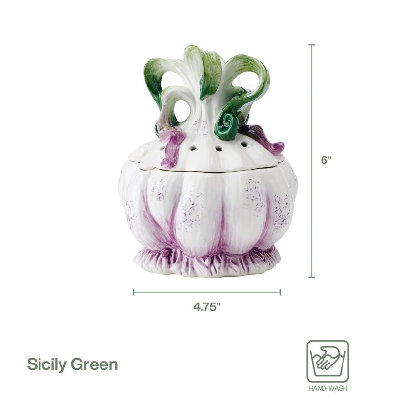 Sicily Green Garlic Keeper