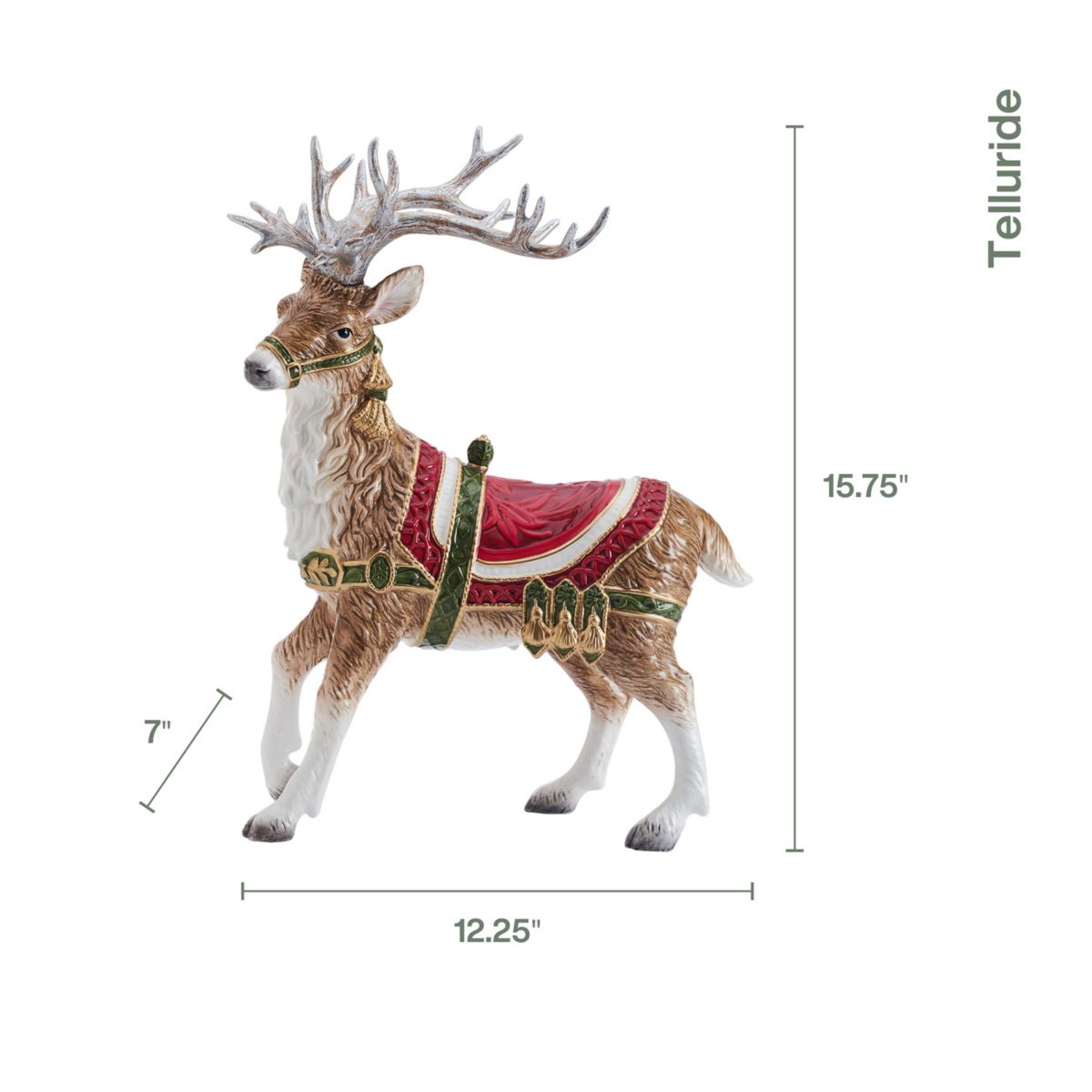 Fitz and Floyd Telluride Deer Figurine