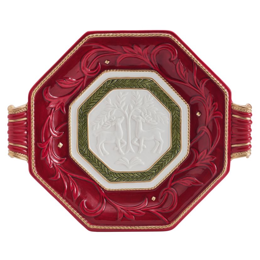 Fitz and Floyd Telluride Large Platter w/Handles