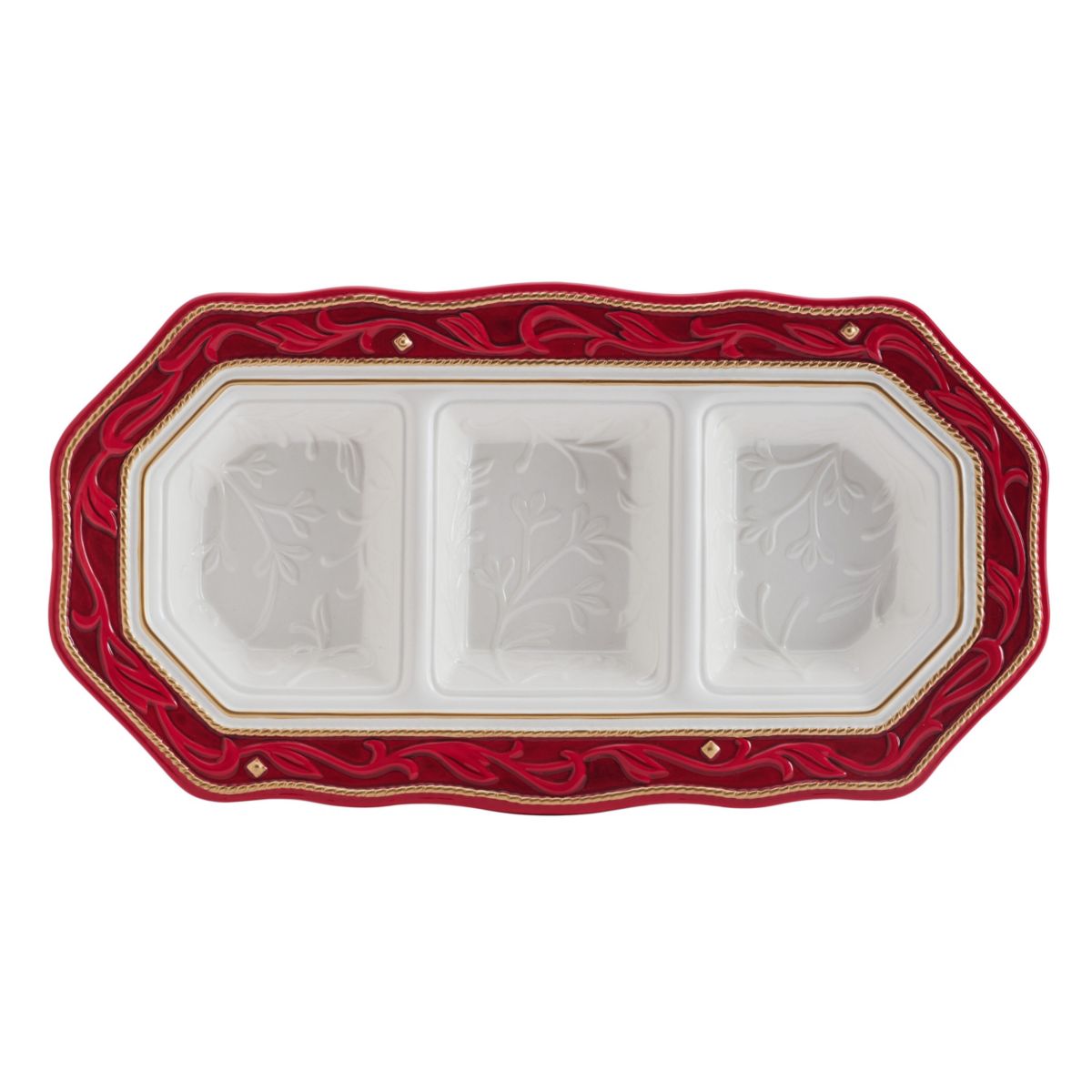 Fitz and Floyd Telluride Sectioned Server Platter