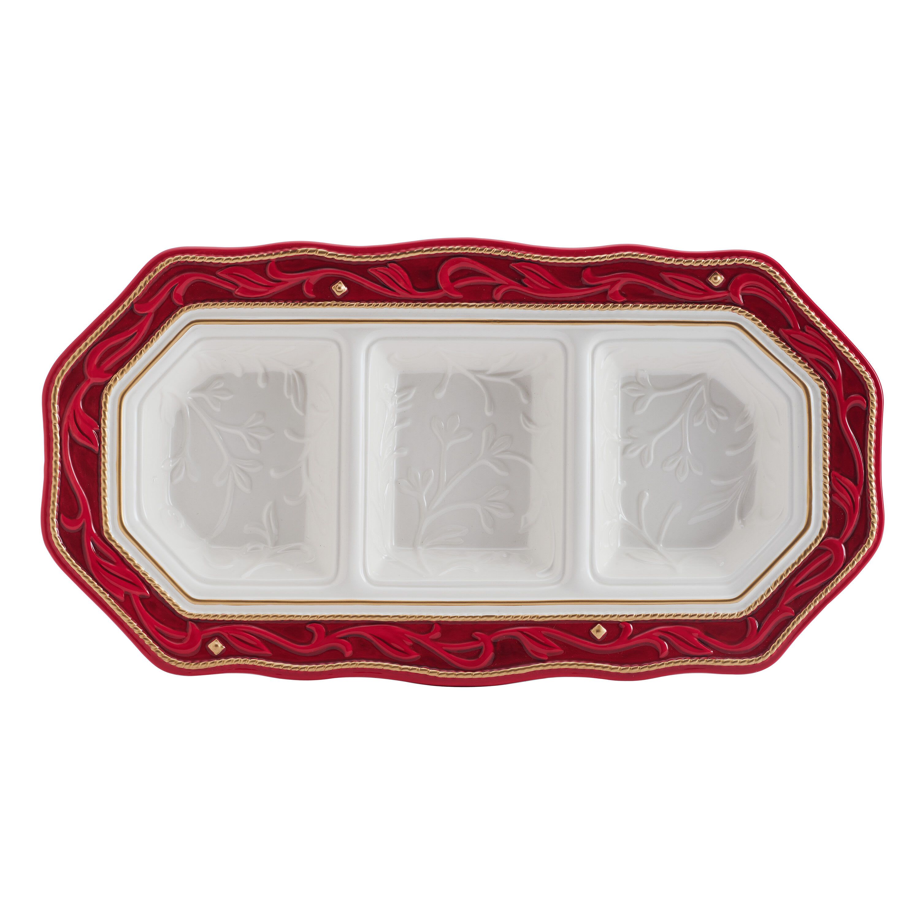 Fitz and Floyd Telluride Sectioned Server Platter