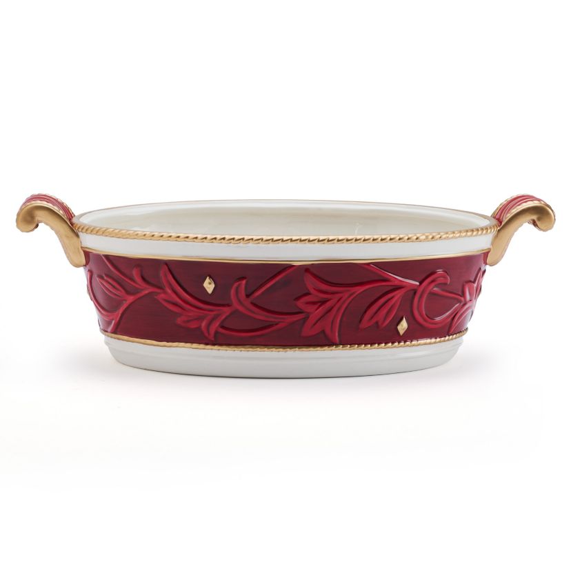 Fitz and Floyd Telluride Serve Bowl w/Handles