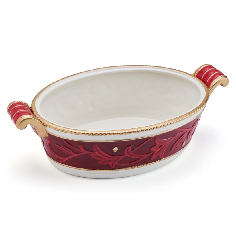 Fitz and Floyd Telluride Serve Bowl w/Handles