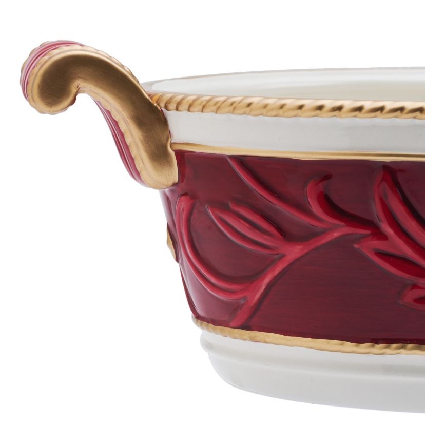 Fitz and Floyd Telluride Serve Bowl w/Handles