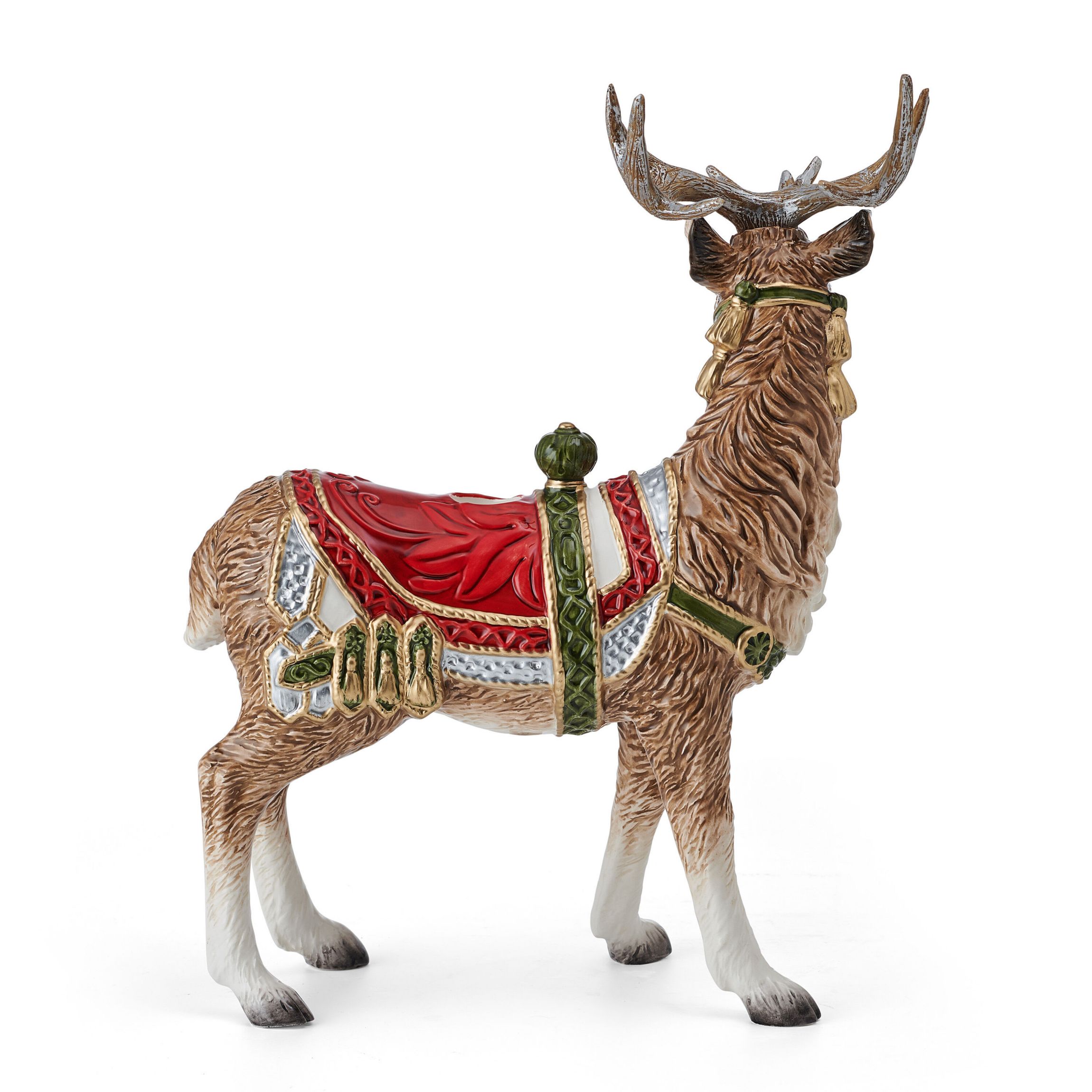 Fitz and Floyd Telluride Standing Deer Candleholder