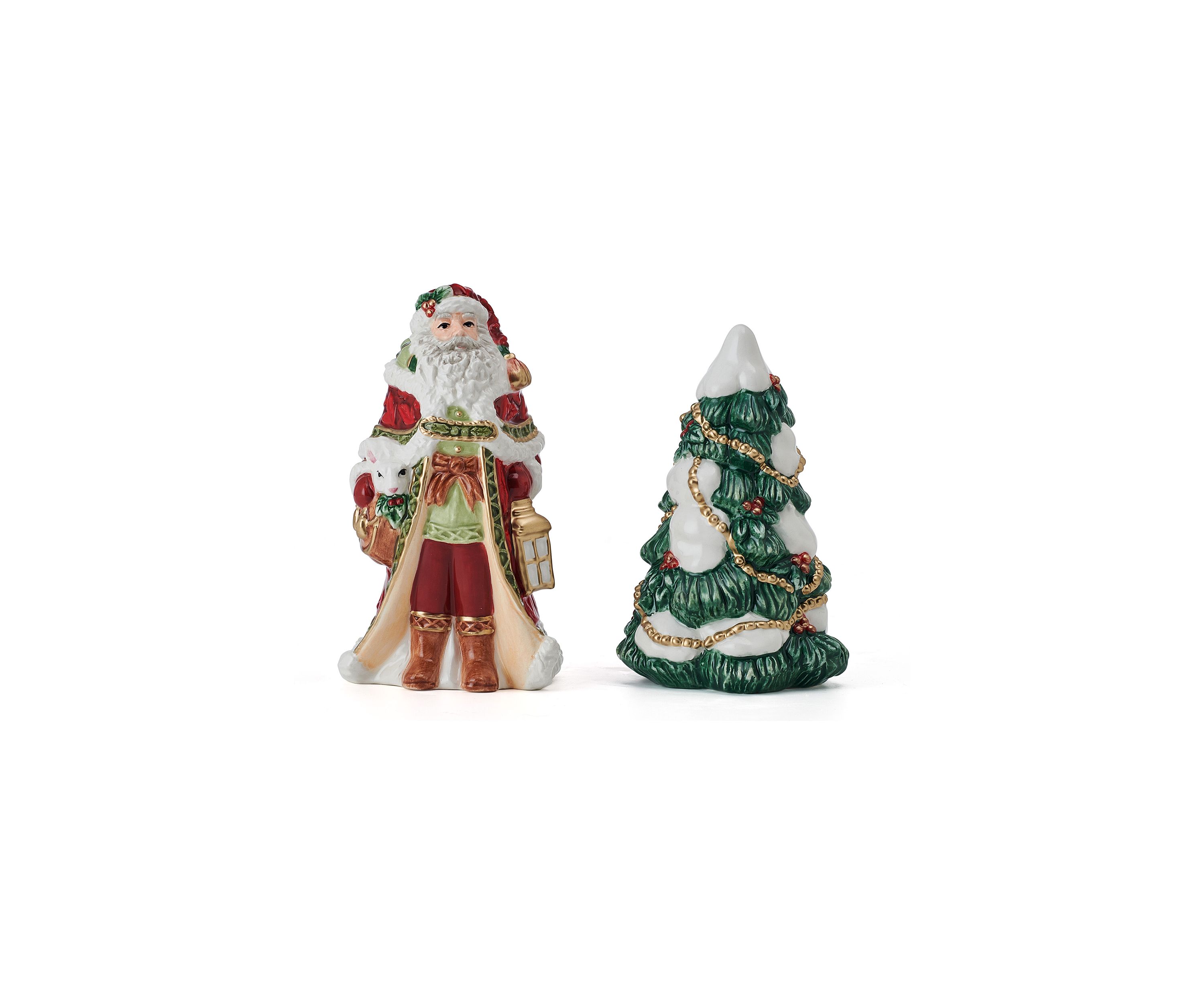  Telluride Santa and Tree Salt and Pepper Shaker Set
