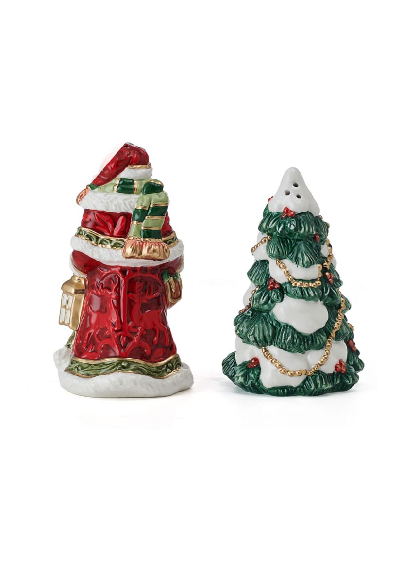  Telluride Santa and Tree Salt and Pepper Shaker Set