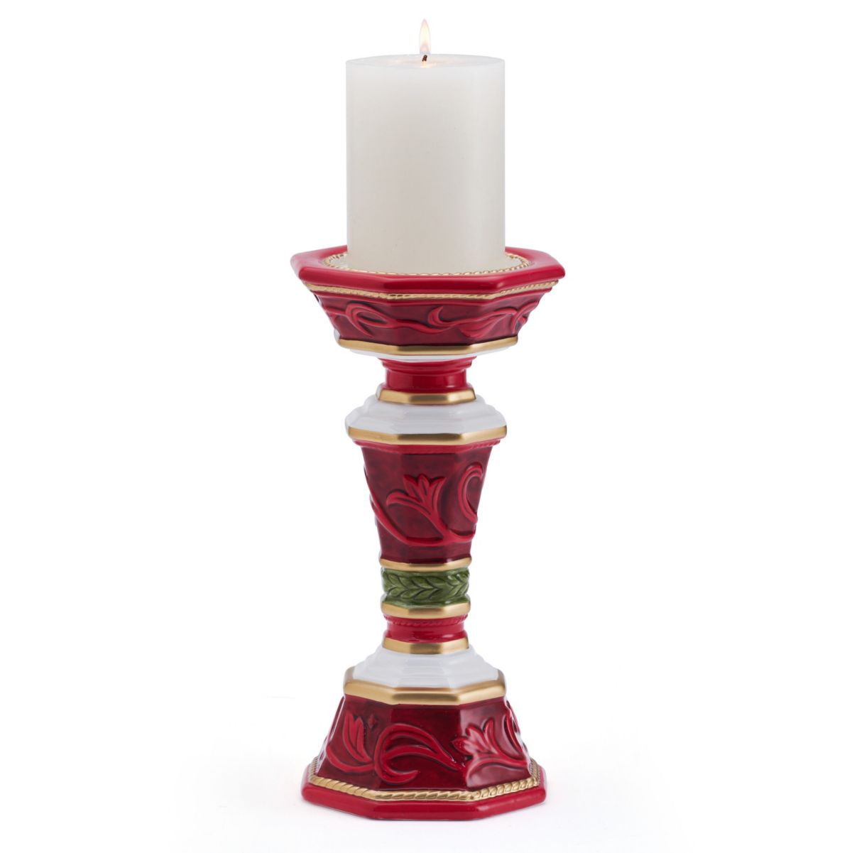 Fitz and Floyd Telluride Tall Pillar Candle Holder