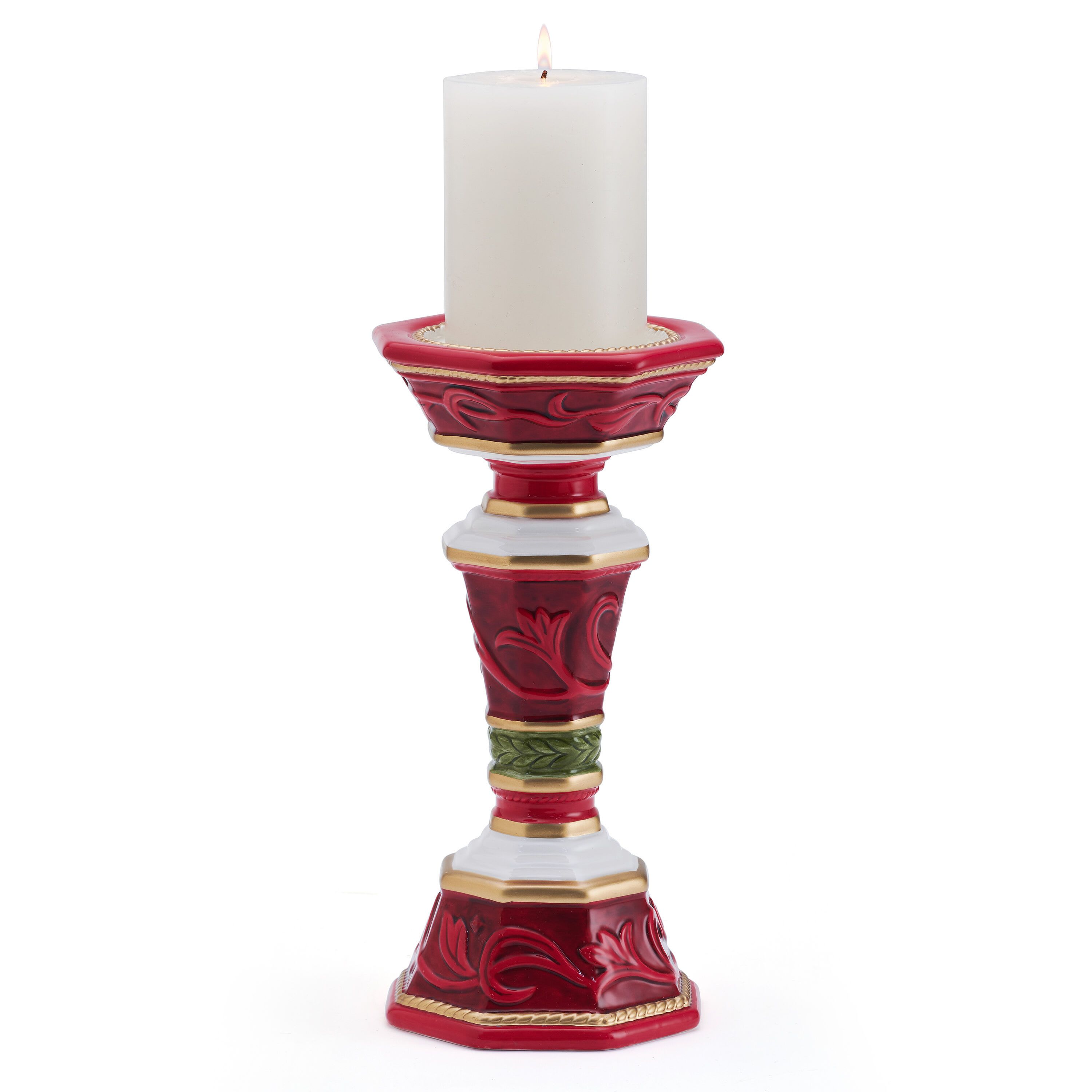 Fitz and Floyd Telluride Tall Pillar Candle Holder