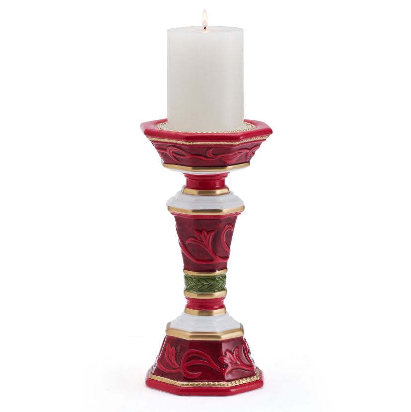 Fitz and Floyd Telluride Tall Pillar Candle Holder