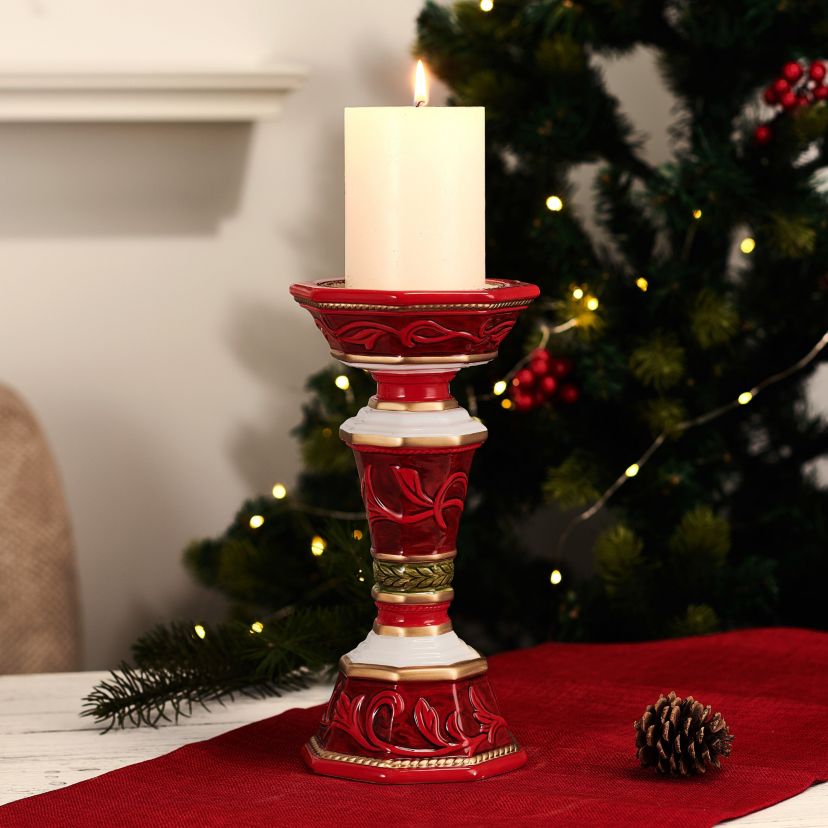 Fitz and Floyd Telluride Tall Pillar Candle Holder