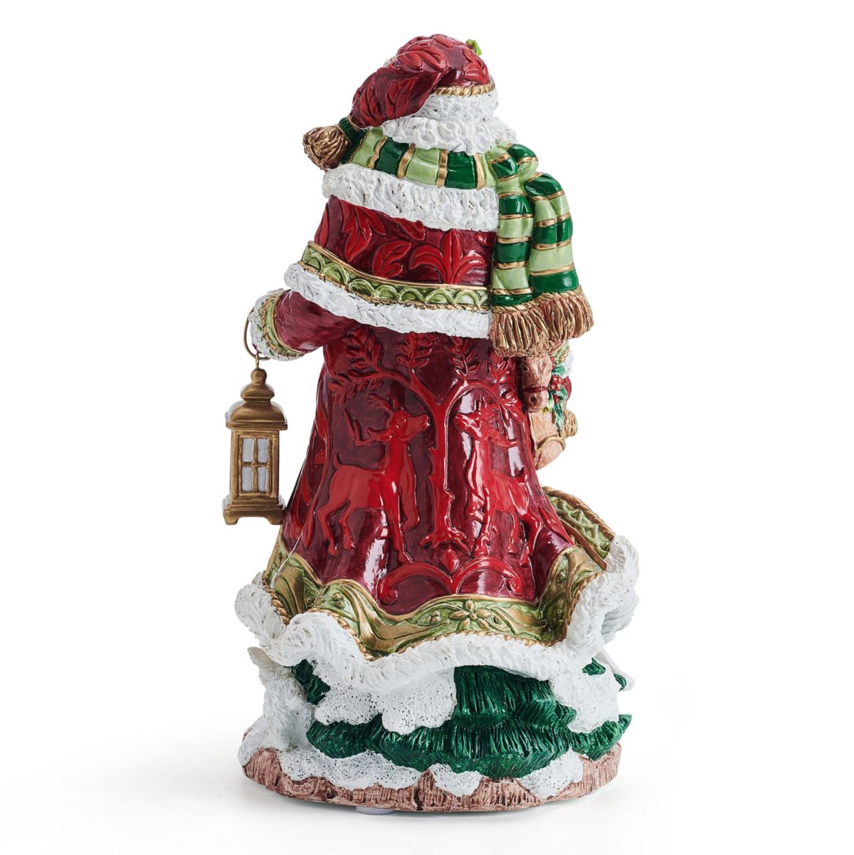 Fitz and Floyd Holiday Musical Telluride Santa Figurine 