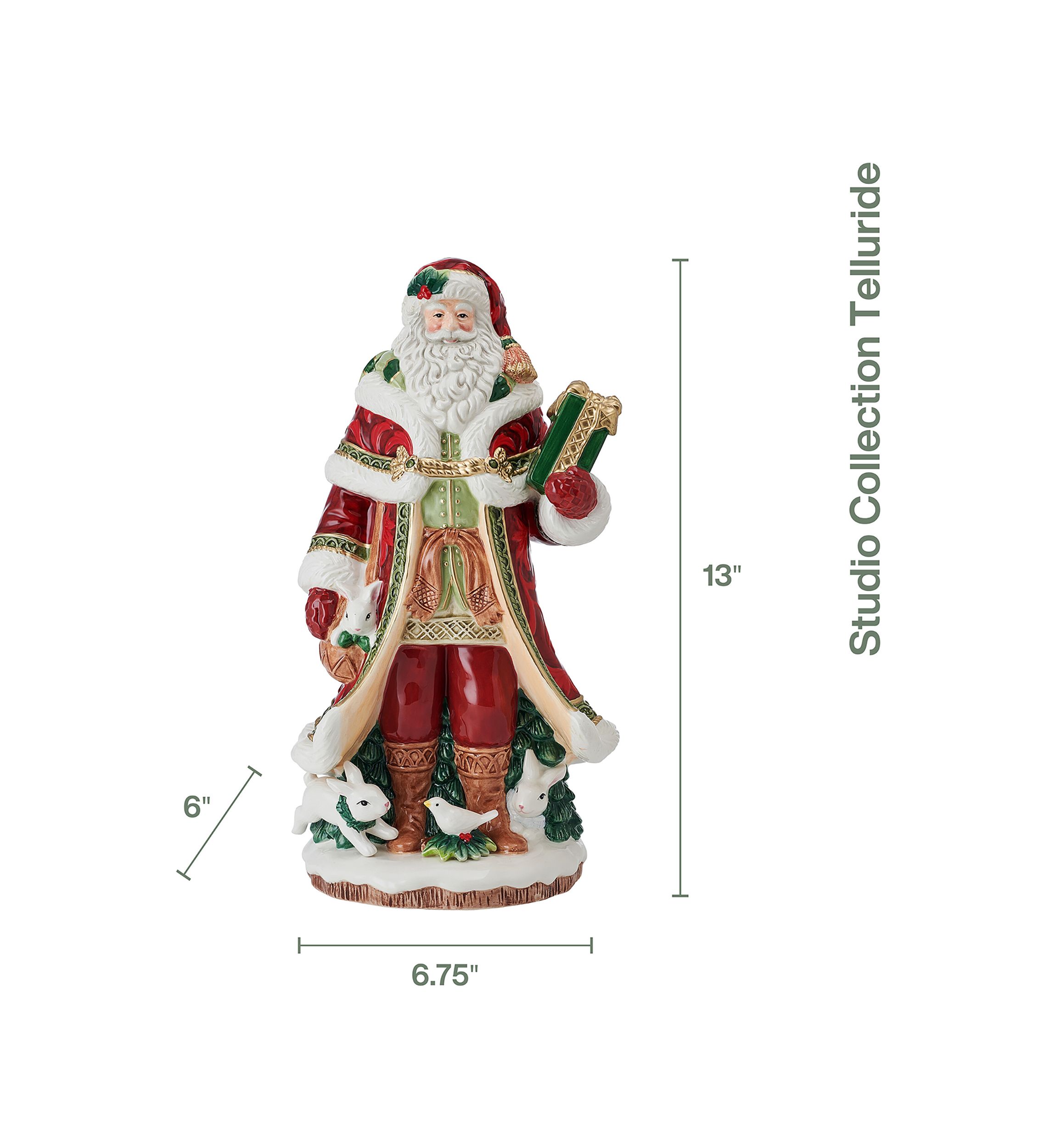 Studio Collection 13 Telluride Santa Figurine