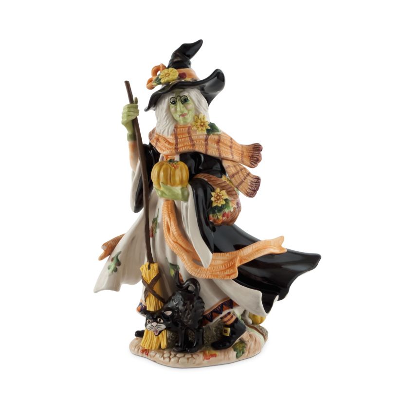 Fitz and Floyd Halloween Harvest Witch Figurine 