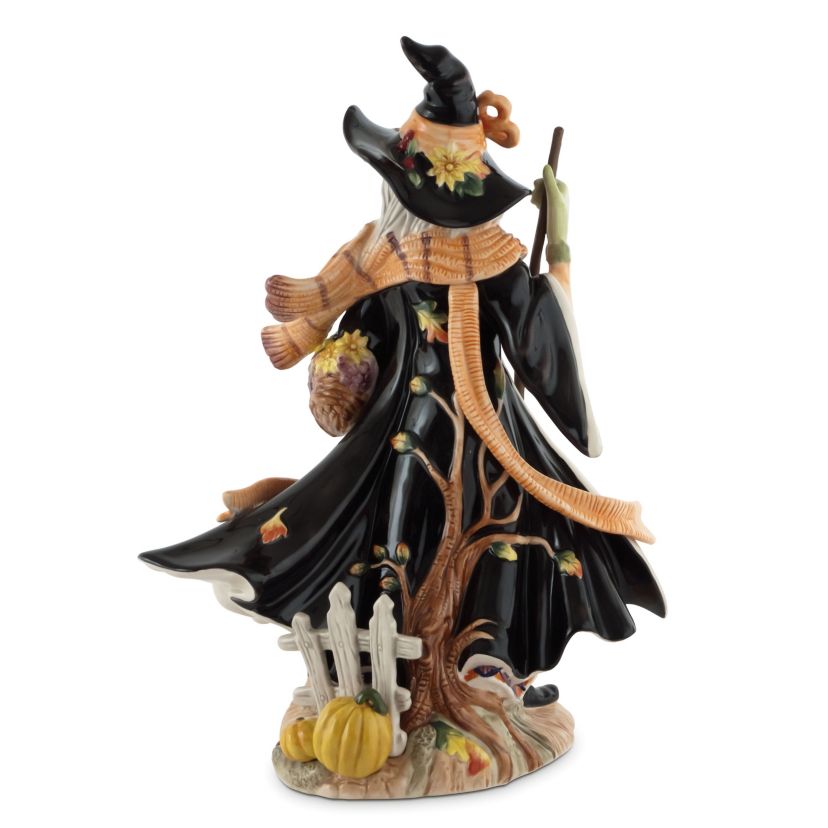 Fitz and Floyd Halloween Harvest Witch Figurine 
