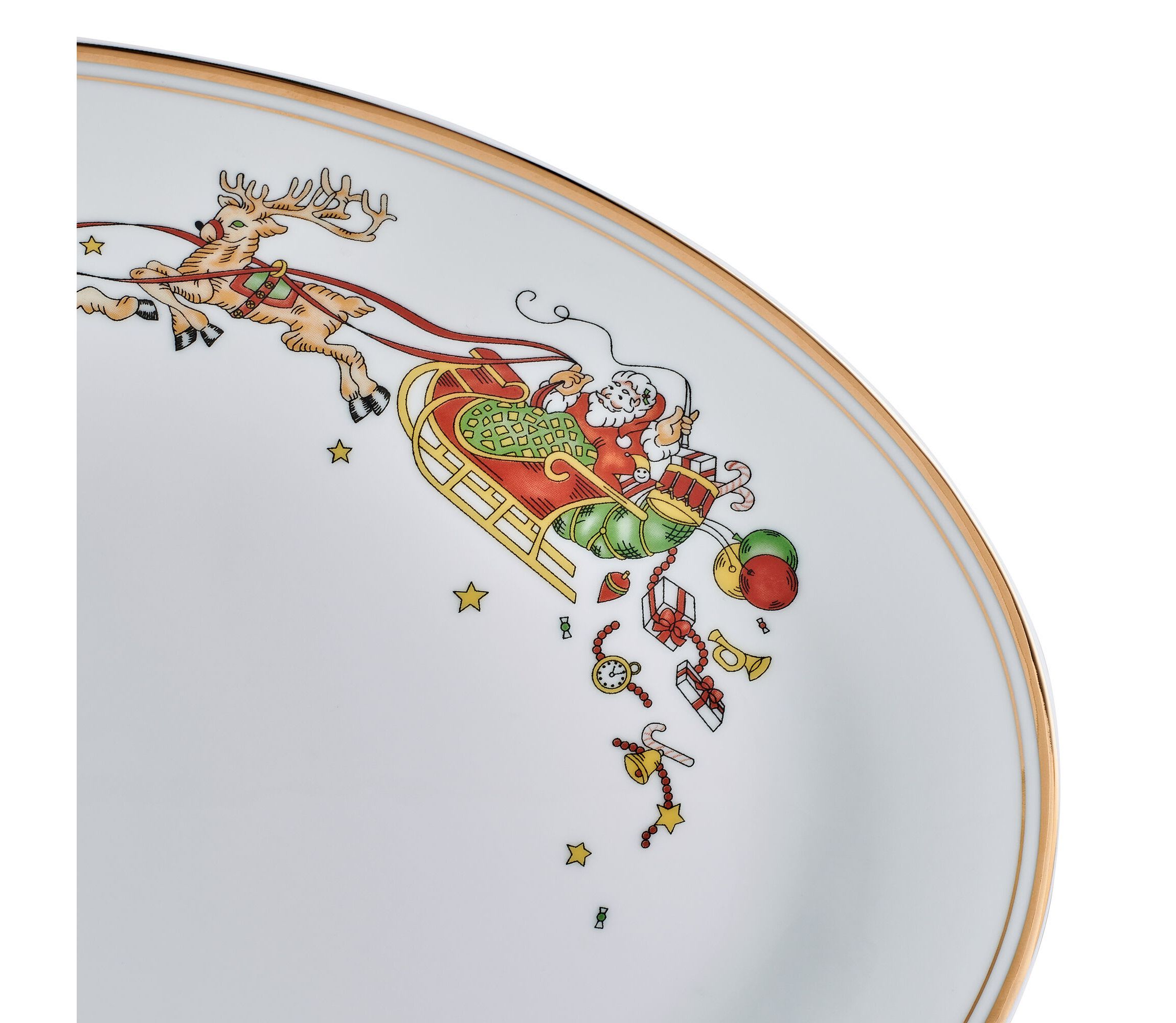 St. Nicholas 14-in Serving Platter, Porcelain
