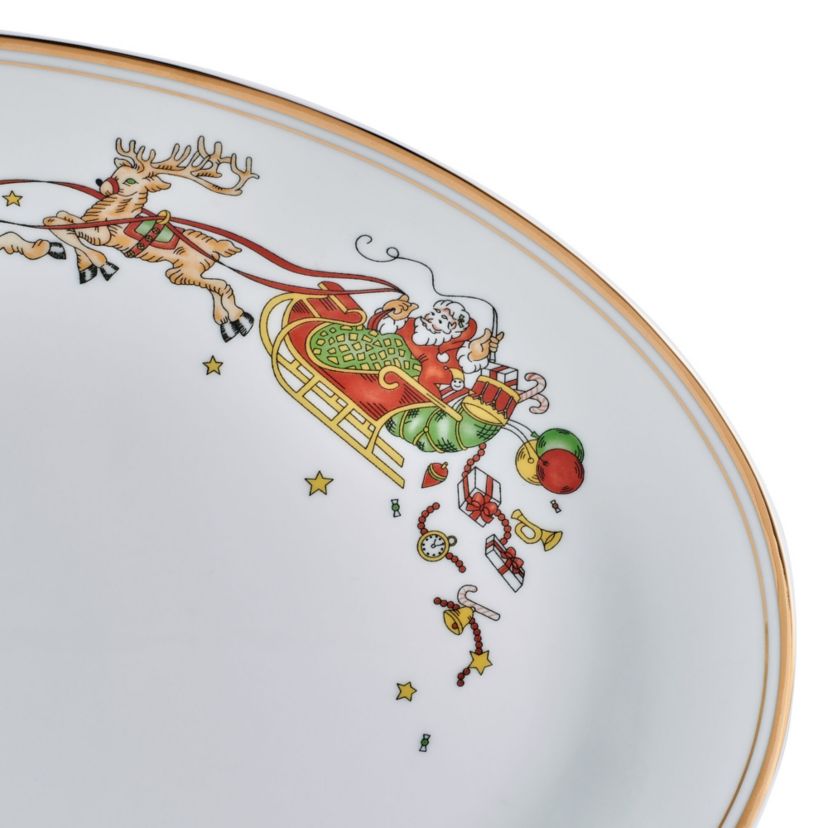St. Nicholas 14-in Serving Platter, Porcelain