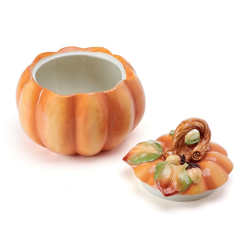 Fitz and Floyd Fall Harvest Pumpkin Cookie Jar