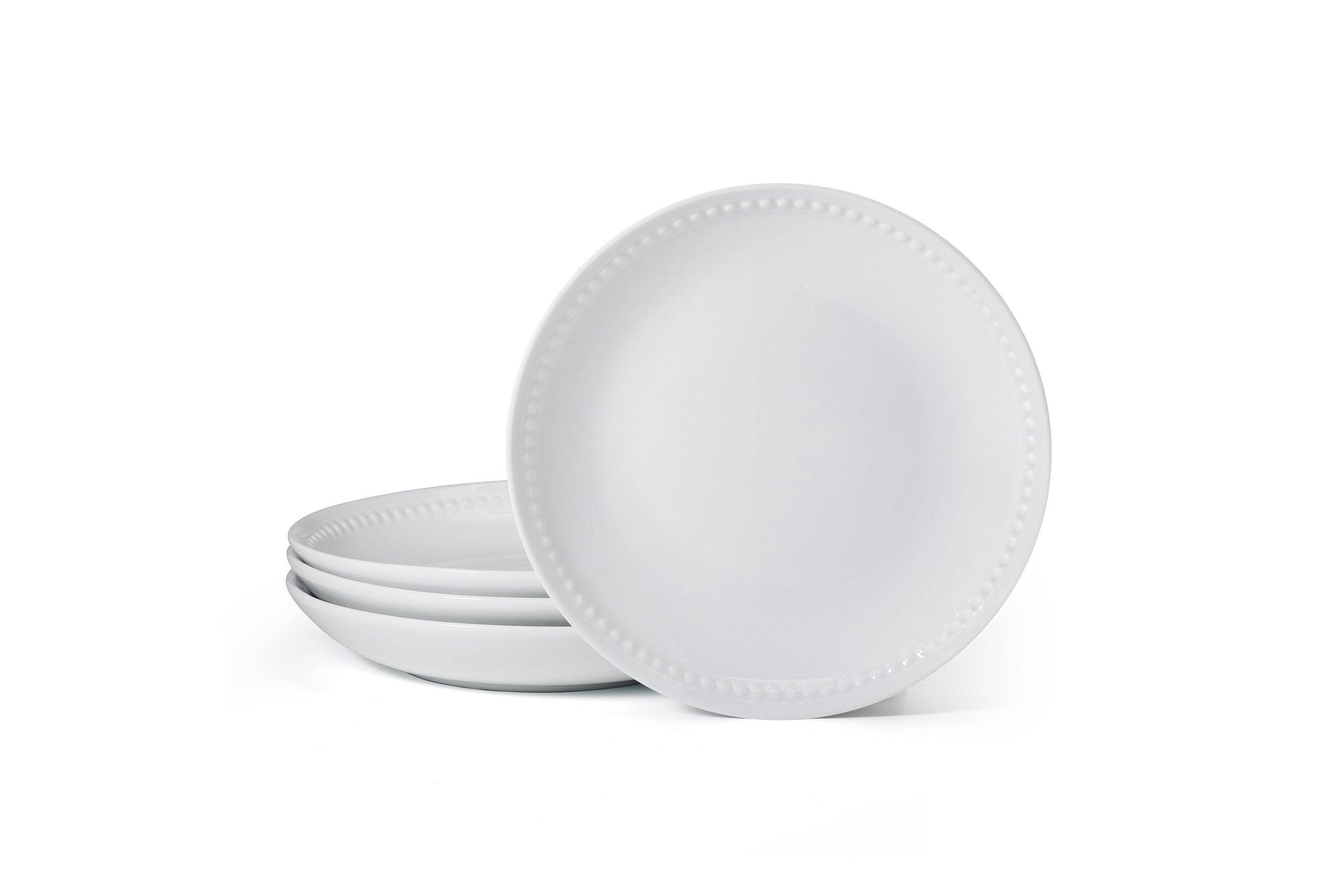 Beaded Coupe Salad Plate, Set of 4
