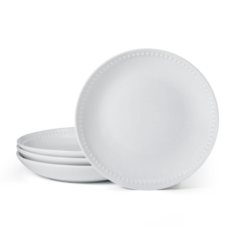 Beaded Coupe Salad Plate, Set of 4
