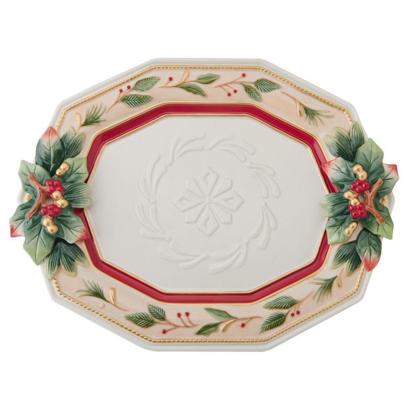 Fitz and Floyd Woodland Holiday Large Platter