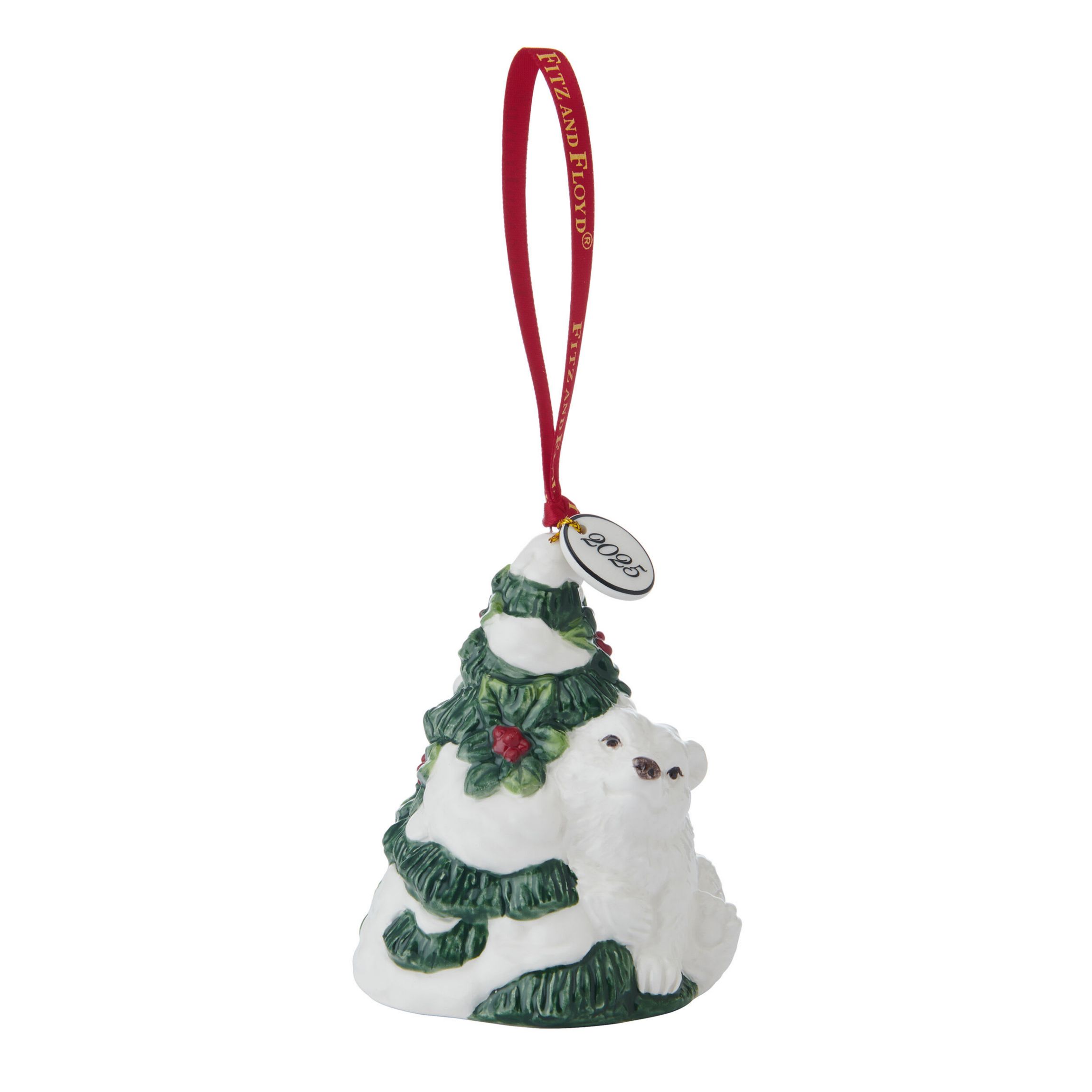 Fitz and Floyd Woodland Holiday Tree Ornament 2025