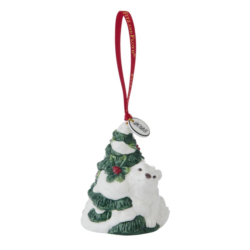 Fitz and Floyd Woodland Holiday Tree Ornament 2025