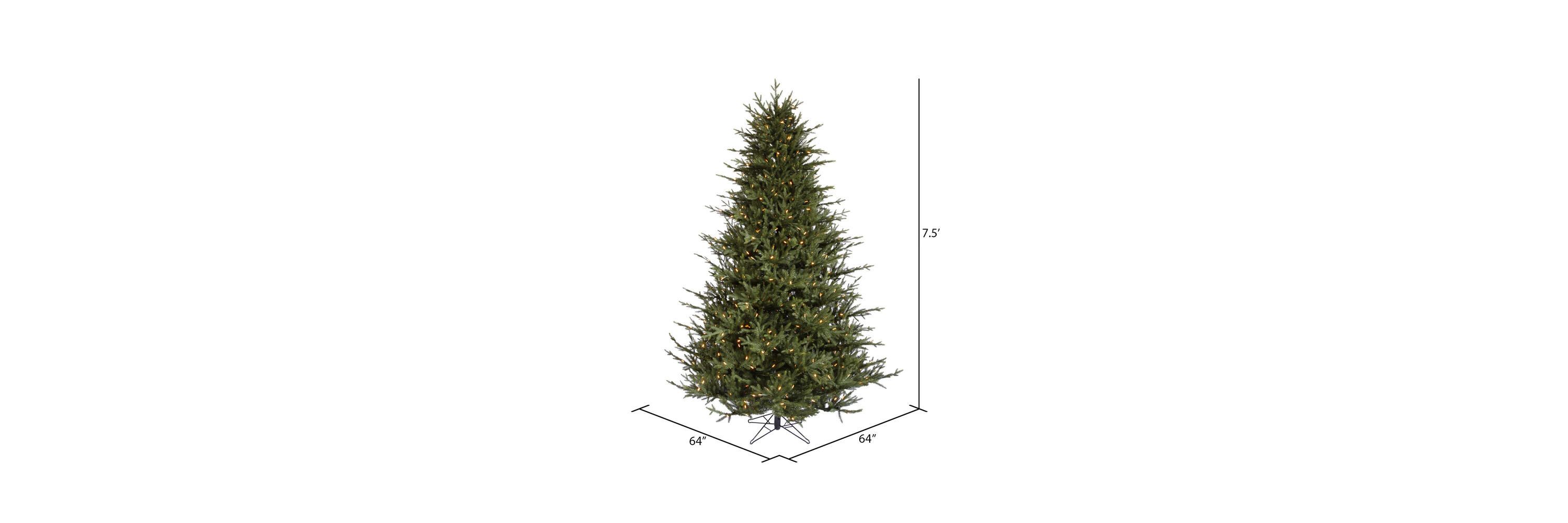 Vickerman 8.5 Itasca Fraser Artificial Christmas Tree with Warm White LED Dura-lit Lights
