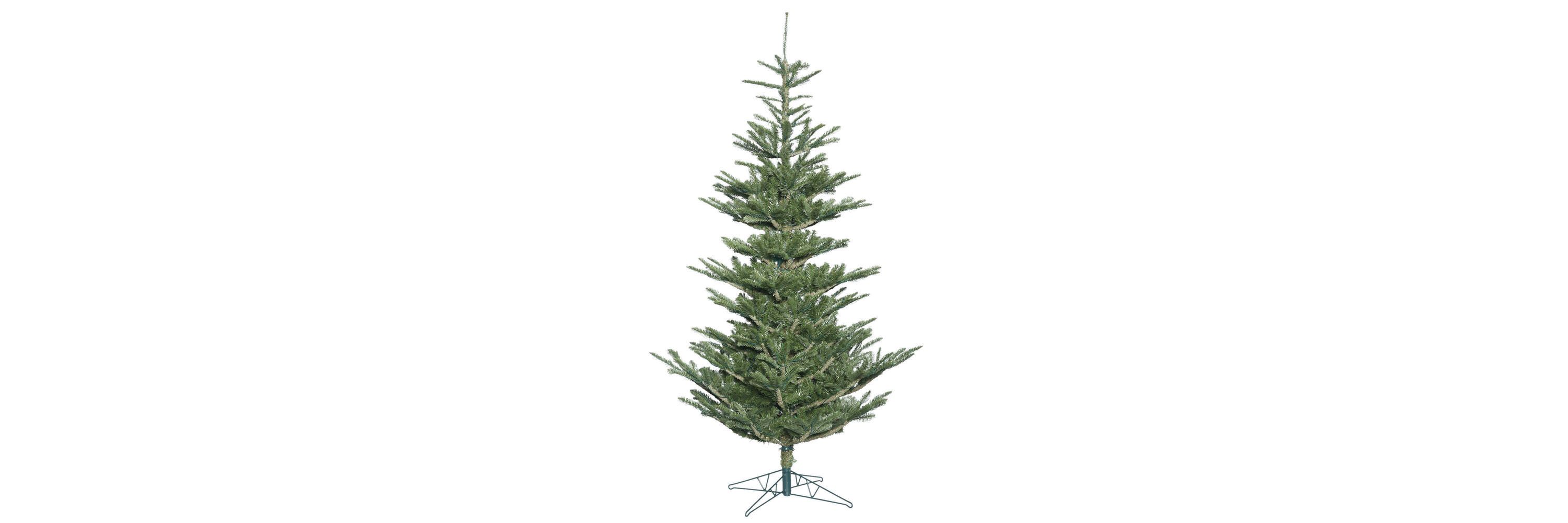 Vickerman 7.5 Alberta Spruce Artificial Christmas Tree with Warm White Dura-lit LED Lights