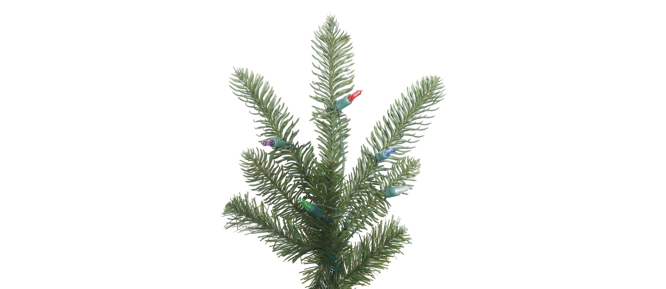 Vickerman 6 x 48" Alberta Spruce Artificial Christmas Tree with Warm White Dura-lit LED Lights