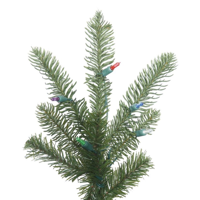 Vickerman 7.5 Alberta Spruce Artificial Christmas Tree with Warm White Dura-lit LED Lights