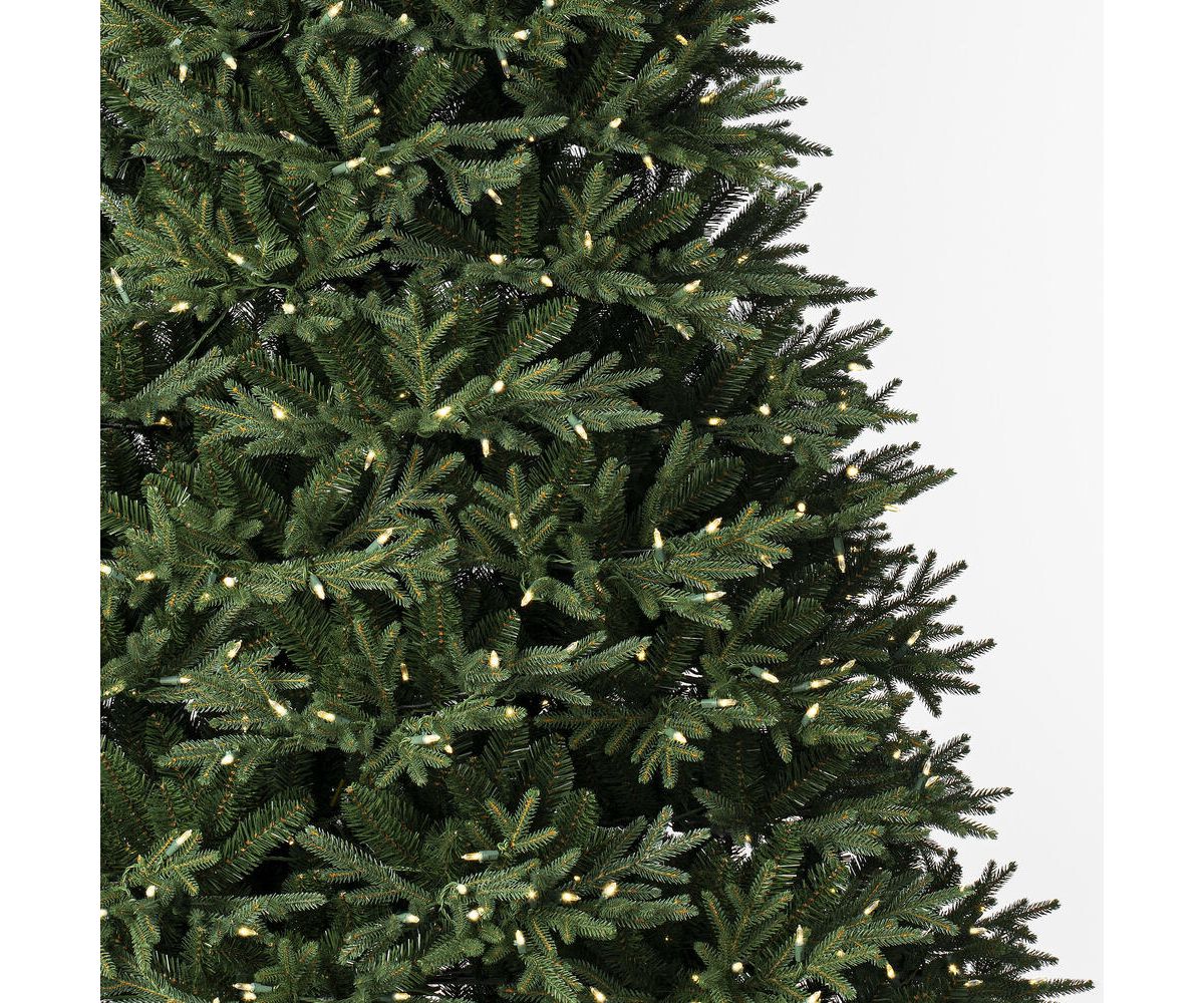 Vickerman 7.5 x 60" Tiffany Fraser Fir Artificial Christmas Tree with Warm White LED Lights.