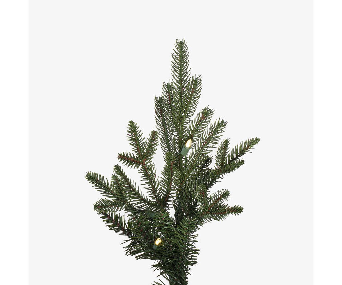 Vickerman 7.5 x 48" Kamas Fraser Fir Artificial Christmas Tree with Warm White LED Lights.