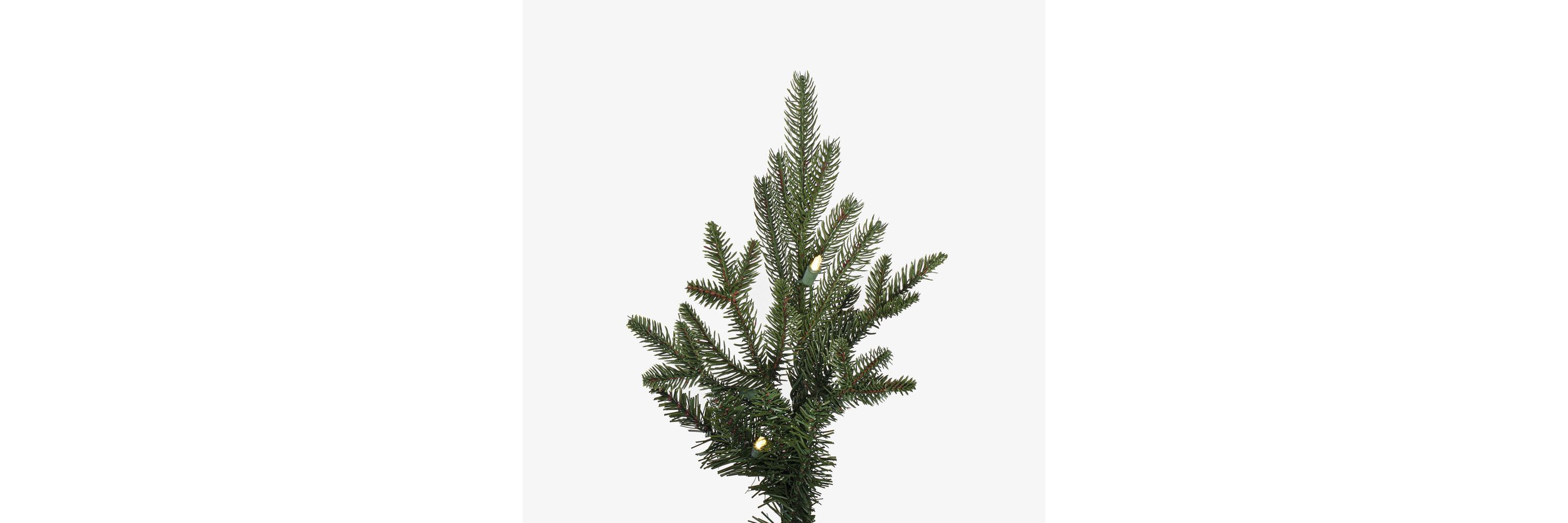 Vickerman 6.5 x 40" Kamas Fraser Fir Artificial Christmas Tree with 3mm LED Color Changing Lights