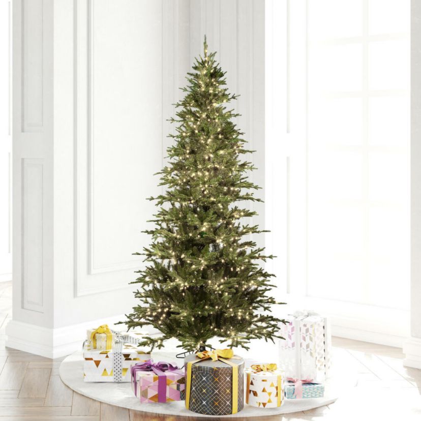 Vickerman 6.5 x 40" Kamas Fraser Fir Artificial Christmas Tree with 3mm LED Color Changing Lights