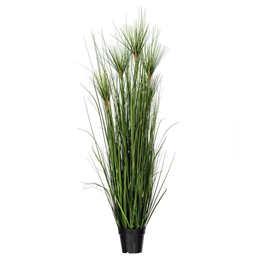 Vickerman 36" Artificial Potted Green Grass.